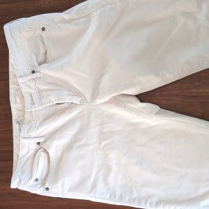 Gap 1969 always skinny cream corduroy pants size 30
